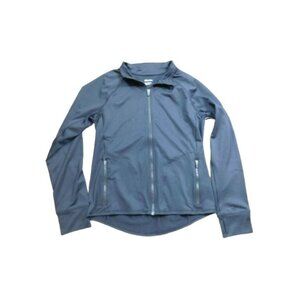 Zella Size 14/16 Girls Black Zip Front Active Knit Jacket NWT $55